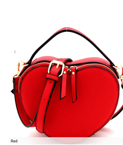 Red heart bag